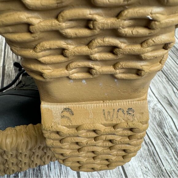 Vintage SOREL Kaufman Black and Gray Winter Boots Sz 6 - Picture 11 of 11